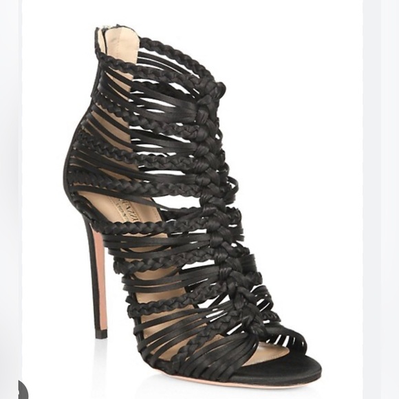 Aquazzura Goddess Strappy Sandals Size 38 - Picture 7 of 15